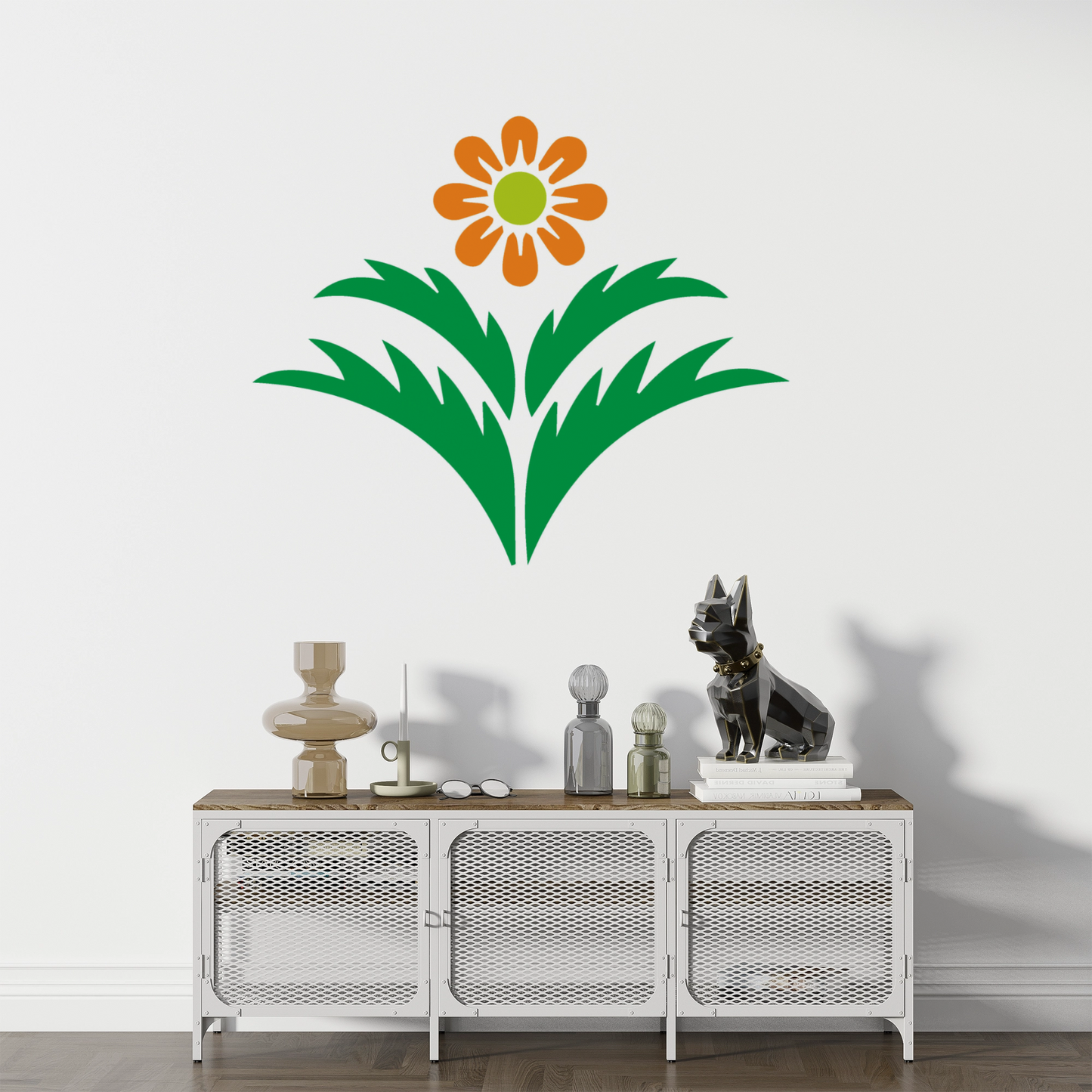 MaxxxMart -Flower Wall Stencil-3 (Inches)