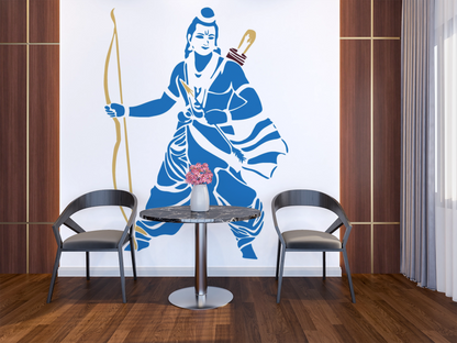 MaxxxMart -God's Theme Wall Stencil-4 (Inches)