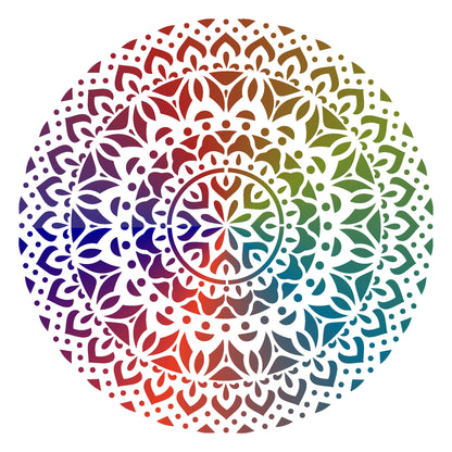 MaxxxMart -Mandala Pattern  Wall Stencil-2 (Inches)
