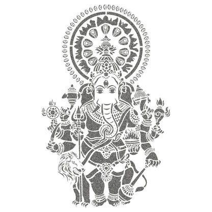 MaxxxMart -God's Theme Wall Stencil-3 (Inches)