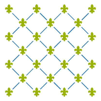 MaxxxMart -Tiles Pattern  Wall Stencil-2 (Inches)