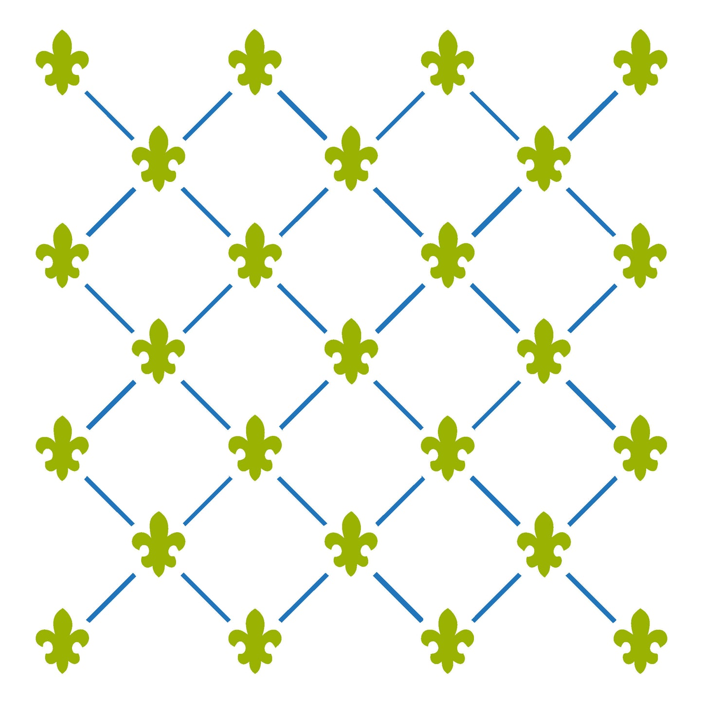 MaxxxMart -Tiles Pattern  Wall Stencil-2 (Inches)