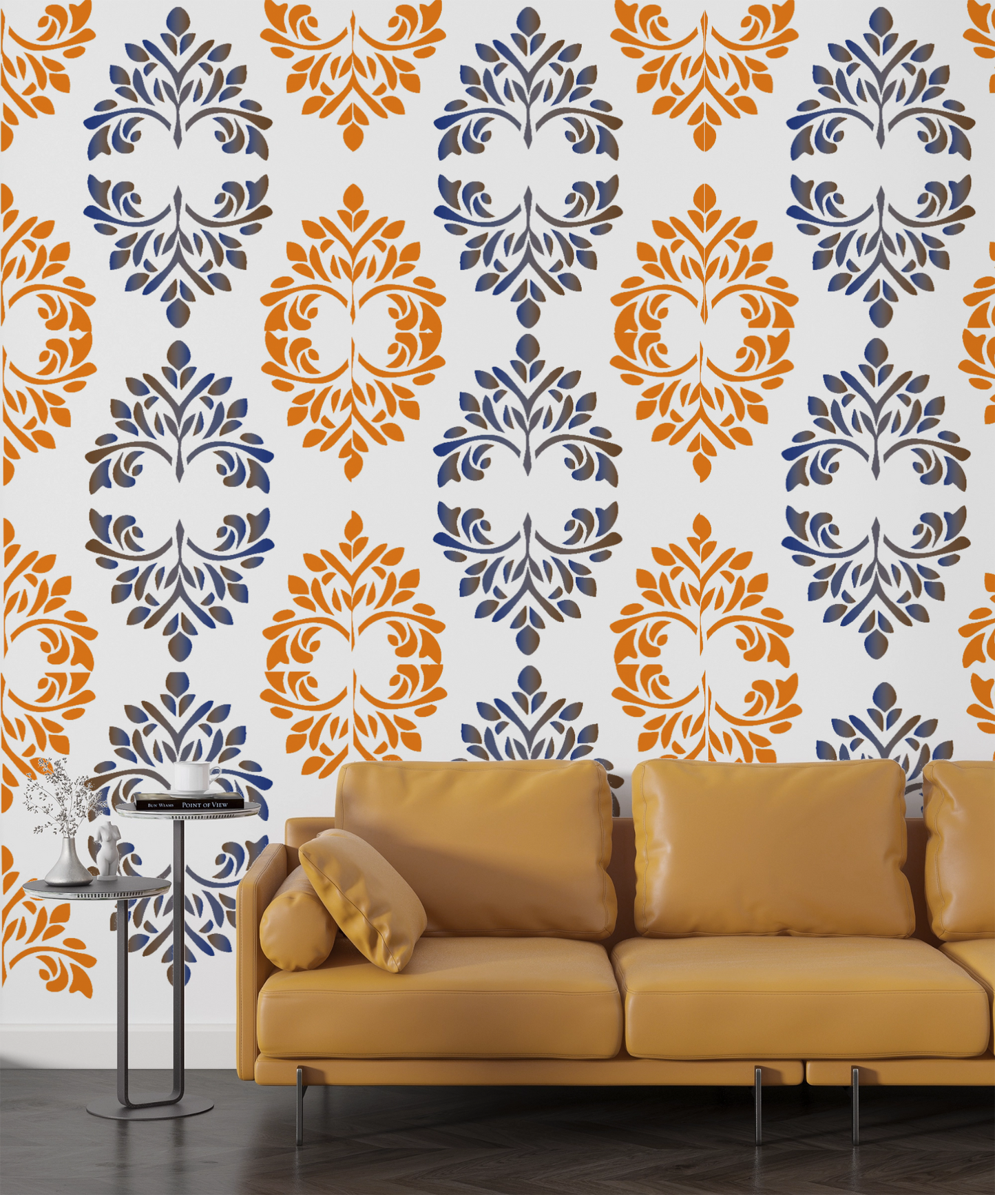 MaxxxMart -Tiles Pattern  Wall Stencil-3 (Inches)