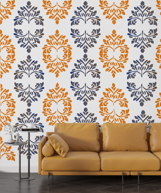 MaxxxMart -Tiles Pattern  Wall Stencil-3 (Inches)