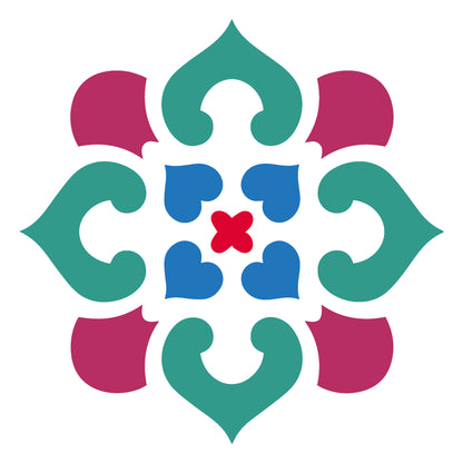 MaxxxMart -Tiles Pattern  Wall Stencil-3 (Inches)