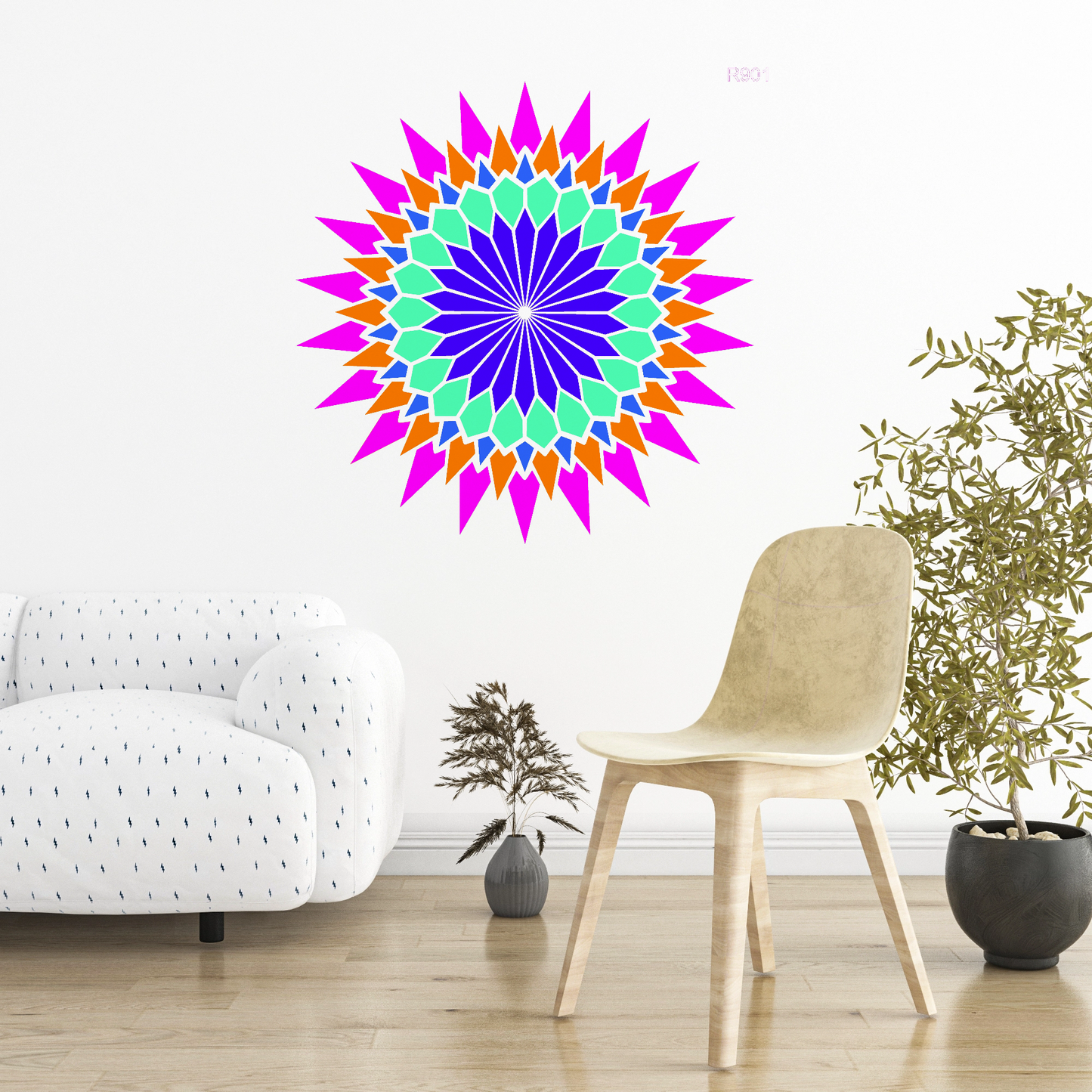 MaxxxMart -Mandala's   Wall Stencil-3 (Inches)