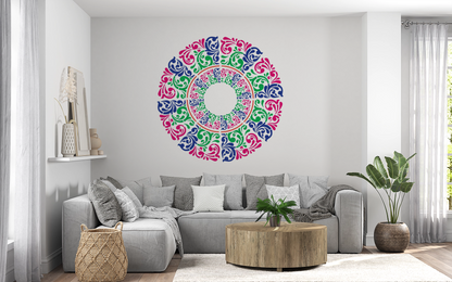 MaxxxMart -Mandala's   Wall Stencil-3 (Inches)