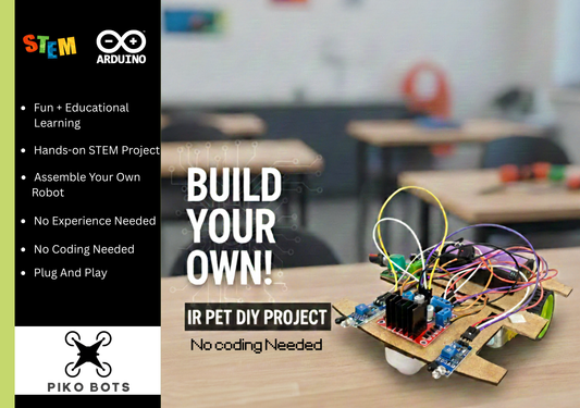 Piko Bots - IR Following Pet DIY Project (No coding Needed)