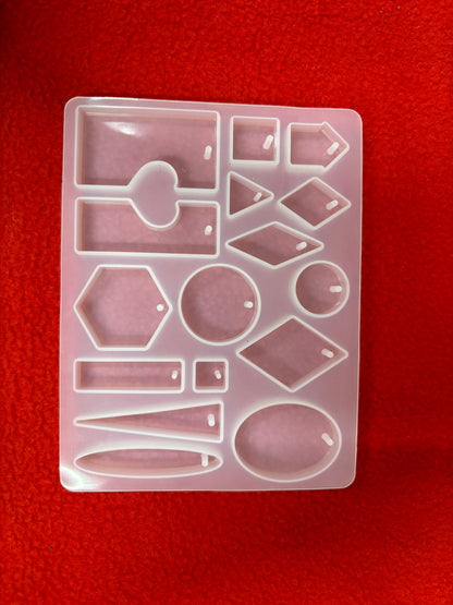 Maxxxmart - Resin Art Mould 16 in 1 For | Clear Silicone Casting Mold for DIY